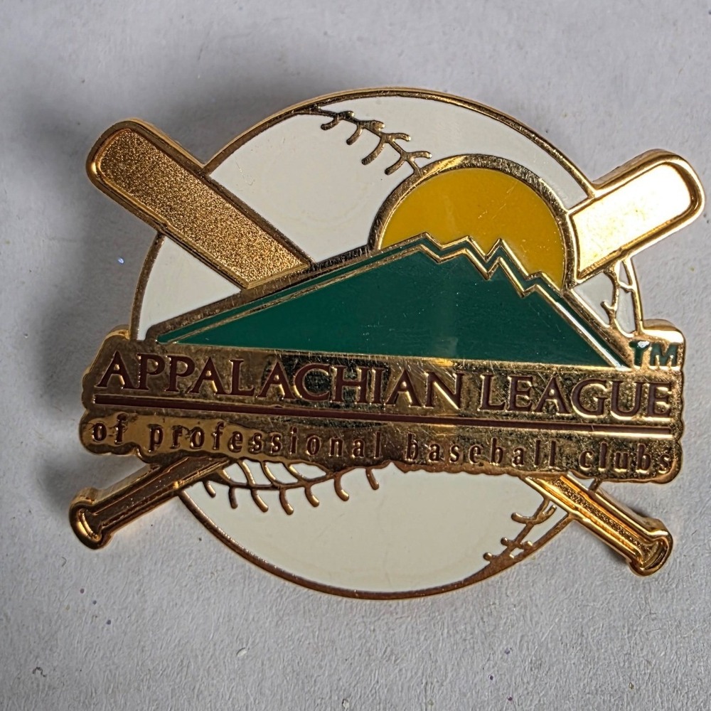 Vintage Appalachian League of Professional Baseball Clubs Enamel Lapel Pin MiLB